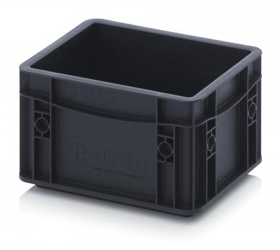 ESD Antistatic Euro Bin Containers - 20 x 15 x 13,5 cm (L x W x H) - 666 ESD EG 21512 HG